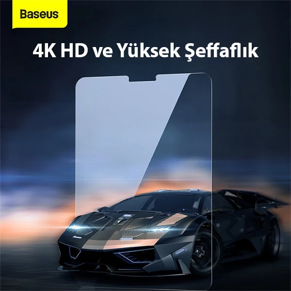 Baseus iPad Mini 5 -4 Tempered Kırılmaz Cam Ekran Koruyucu-(5775) - Şeffaf 2