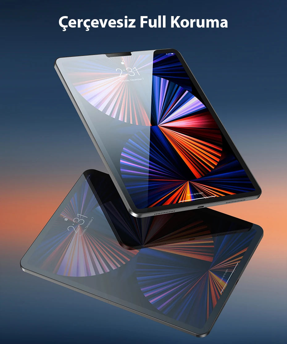 Baseus iPad Mini 5 -4 Tempered Kırılmaz Cam Ekran Koruyucu-(5775) - Şeffaf 2
