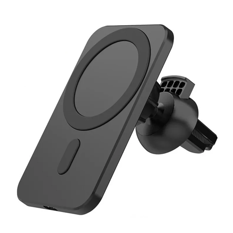Ally N16 15W Magsafe Uyumlu Araç İçi Telefon Tutucu-(5775) - Siyah