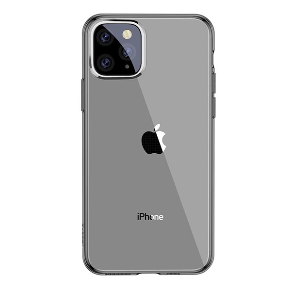 Baseus Simplicity Series iPhone 11 Pro Max 6.5 Kılıf Şeffaf Gel Silikon Kılıf-(5775) - Şeffaf 2