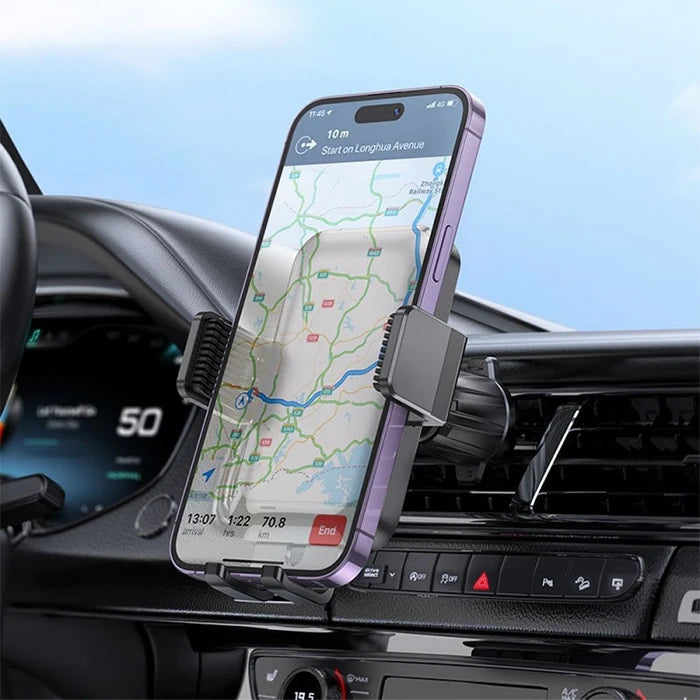 HOCO H26 Araç İçi Havalandırma Bölmesi Telefon Tutucu-(5775) - Siyah
