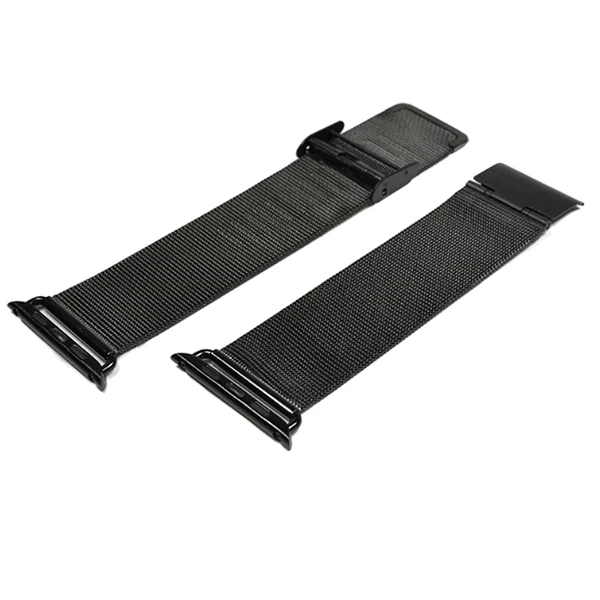Ally Apple Watch 7-8 41mm 6-5-4 40mm Kayış Kordon Milano Metal Klasik Kopça 3-2-1 38mm-(5775) - Şampanya Rengi