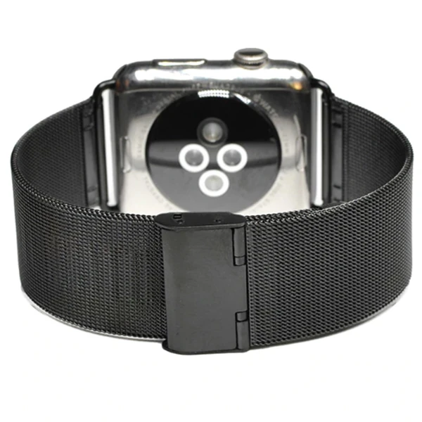 Ally Apple Watch 7-8 41mm 6-5-4 40mm Kayış Kordon Milano Metal Klasik Kopça 3-2-1 38mm-(5775) - Şampanya Rengi