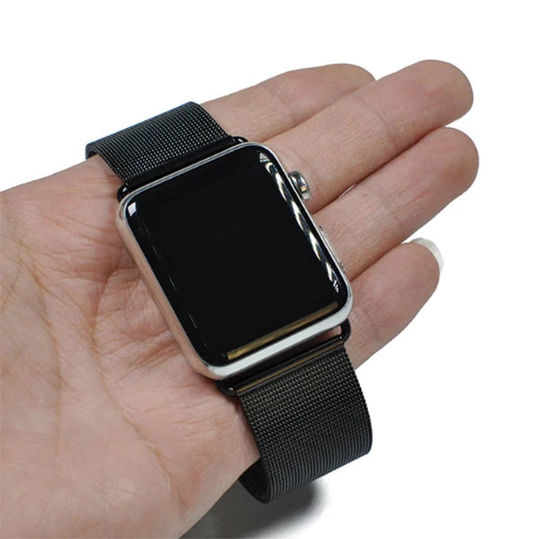 Ally Apple Watch 7-8 41mm 6-5-4 40mm Kayış Kordon Milano Metal Klasik Kopça 3-2-1 38mm-(5775) - Şampanya Rengi