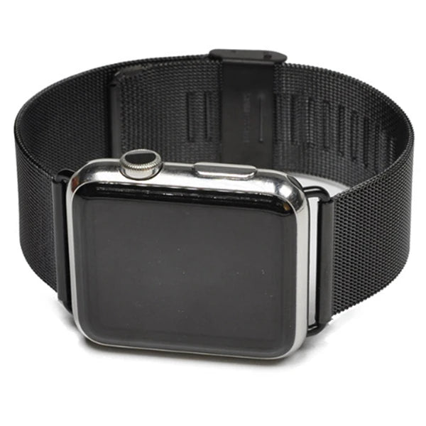Ally Apple Watch 7-8 41mm 6-5-4 40mm Kayış Kordon Milano Metal Klasik Kopça 3-2-1 38mm-(5775) - Şampanya Rengi