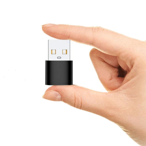 ALLY USB to Type-C Dişi Çevirici Dönüştürücü Adaptör-(5775) - Gümüş