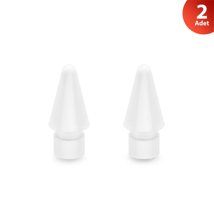 Dux Ducis Apple Pencil İçin Yedek Uç 2 Adet-(5775) - Beyaz