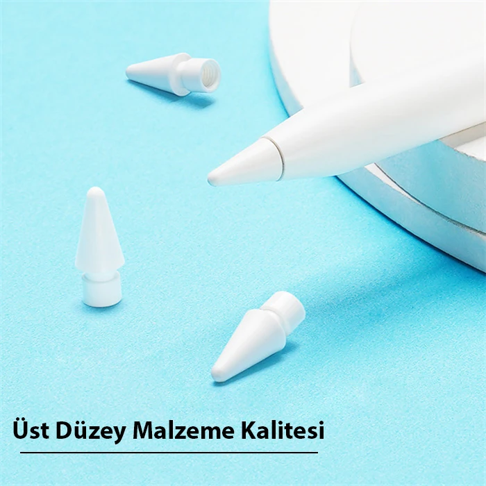 Dux Ducis Apple Pencil İçin Yedek Uç 2 Adet-(5775) - Beyaz