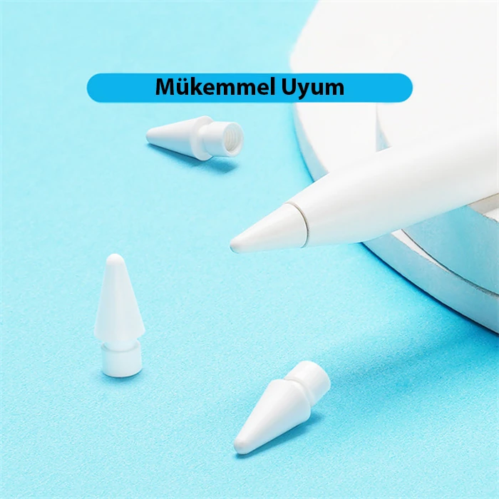 Dux Ducis Apple Pencil İçin Yedek Uç 2 Adet-(5775) - Beyaz