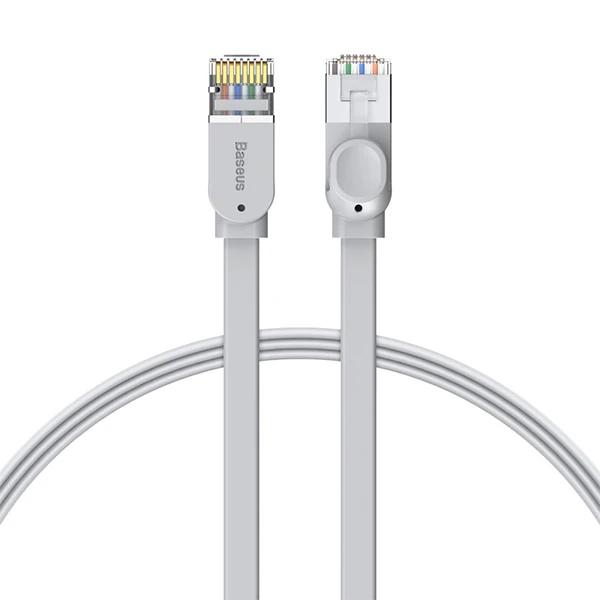 Baseus high Speed Six types of RJ45 Gigabit Ethernet kablosu (round cable)15metre-(5775) - Gri
