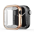Dux Ducis Samo Series Apple Watch 45mm için Soft TPU Full Koruma Ultra İnce Silikon Kılıf-(5775) - Rose Gold