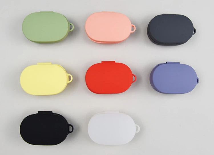Ally Xiaomi Redmi Airdots Silikon Kılıf+Anahtarlık-(5775) - Beyaz