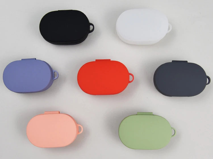 Ally Xiaomi Redmi Airdots Silikon Kılıf+Anahtarlık-(5775) - Beyaz