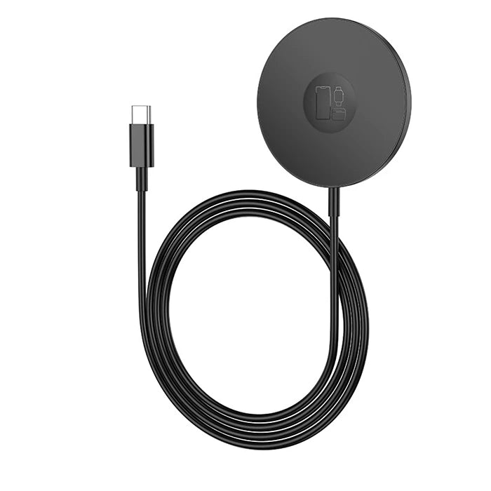 HOCO CW50 15W AirPods + Apple Watch+iPhone 3in1 Kablosuz Manyetik Hızlı Şarj Aleti-(5775) - Beyaz