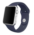 Ally Apple Watch 7-8 45mm 6-5-4 44mm Silikon Kordon Kayış 3-2-1 42mm-(5775) - Lacivert
