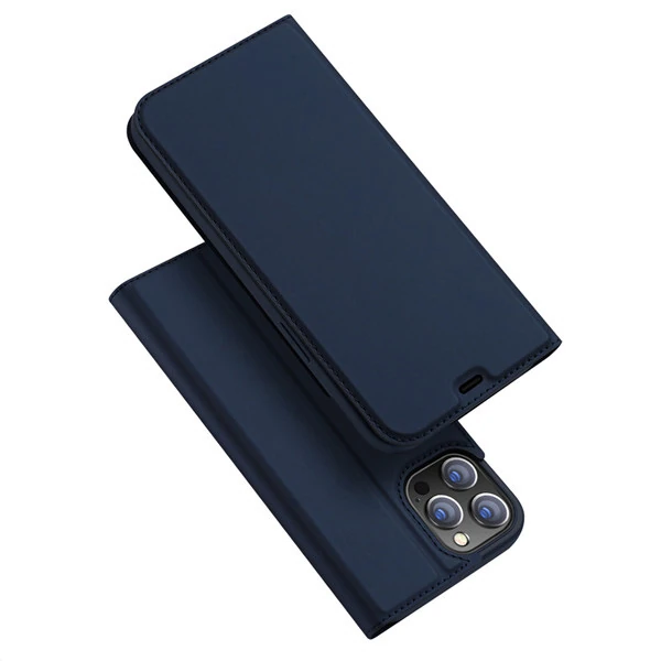 DUX DUCİS İPhone 12 Pro Max Kılıf Kapaklı Flip Cover Kılıf Skin Pro Series Kılıf-(5775) - Siyah
