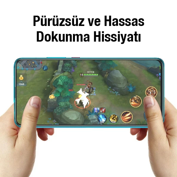 ALLY iPhone 14 6.1inç Tempered Kırılmaz Cam Ekran Koruyucu-(5775) - Siyah