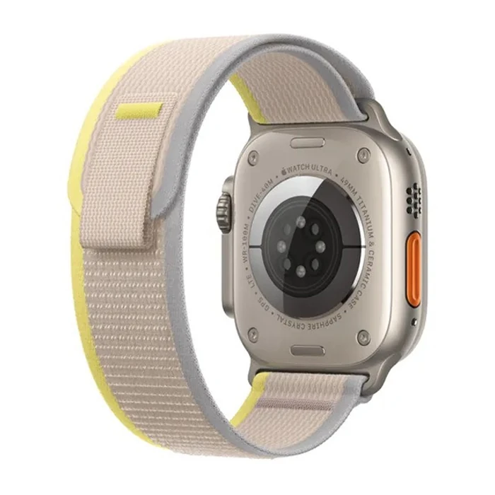 Ally Apple Watch 7-8 41mm 6-5-4 40mm Field Loop Kayış Kordon 3-2-1 38mm-(5775) - Turuncu