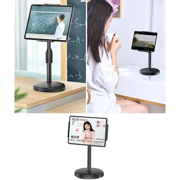 ALLY  Portatif 360 ° Masaüstü Tablet Standı Tutucu-(5775) - Siyah