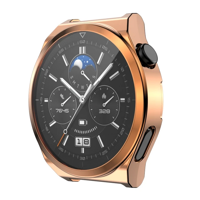 Ally Huaewei Watch GT 3 Pro 43mm Kılıf 360 Full Koruma Ultra İnce Silikon Kılıf-(5775) - Şeffaf 2