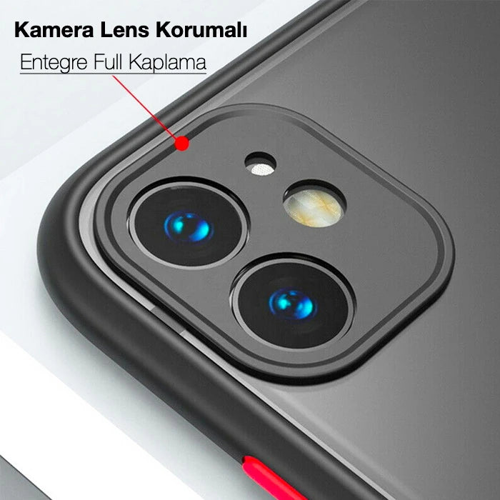 iPhone 11 Pro Max 6.5inç Kamera Korumalı Premium Silikon Kılıf-(5775) - Yeşil