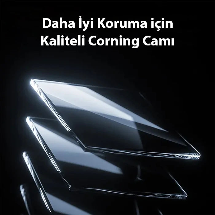 Baseus Corning iPhone 15 Pro HD Tempered Full Koruma Cam Ekran Koruyucu-(5775) - Şeffaf 2