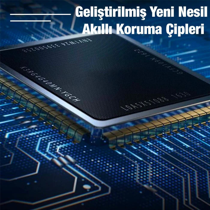 ALLY Dijital Saatli 15W Kablosuz Şarjlı LED Işıklı Katlanabilir Masa Lambası-(5775) - Beyaz