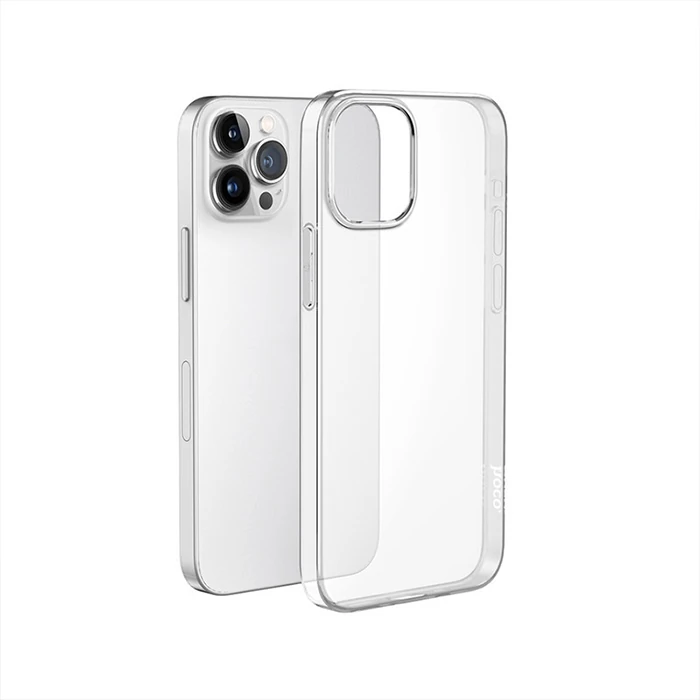 Hoco Light Series TPU iPhone 15 Pro Şeffaf Kılıf-(5775) - Siyah