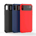 İphone X Xs 10 Fit Premium Silikon+ Cam Kılıf-(5775) - Lacivert