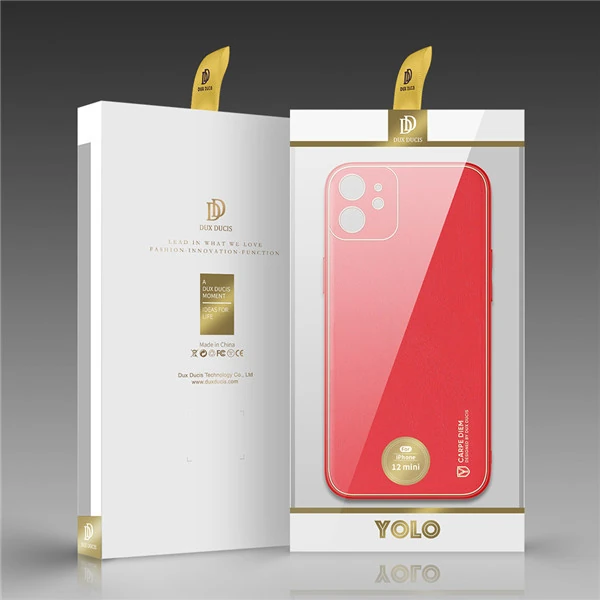 Dux Ducis iPhone 12 mini Kılıf Yolo Series Premium Arka Koruma Kılıf-(5775) - Pembe