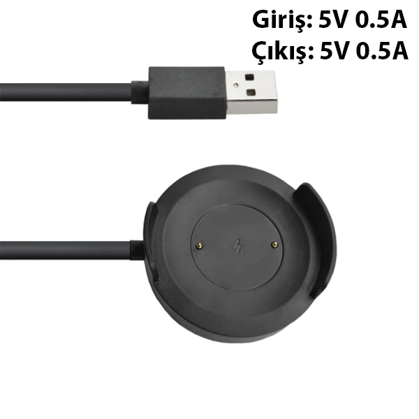 Xiaomi Mi Watch Color WT06 USB  Şarj Kablosu-(5775) - Siyah