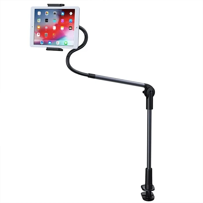 Ally Ayarlanabilir 360 Derece Masa Üstü Tablet Telefon Tutucu-(5775) - Siyah