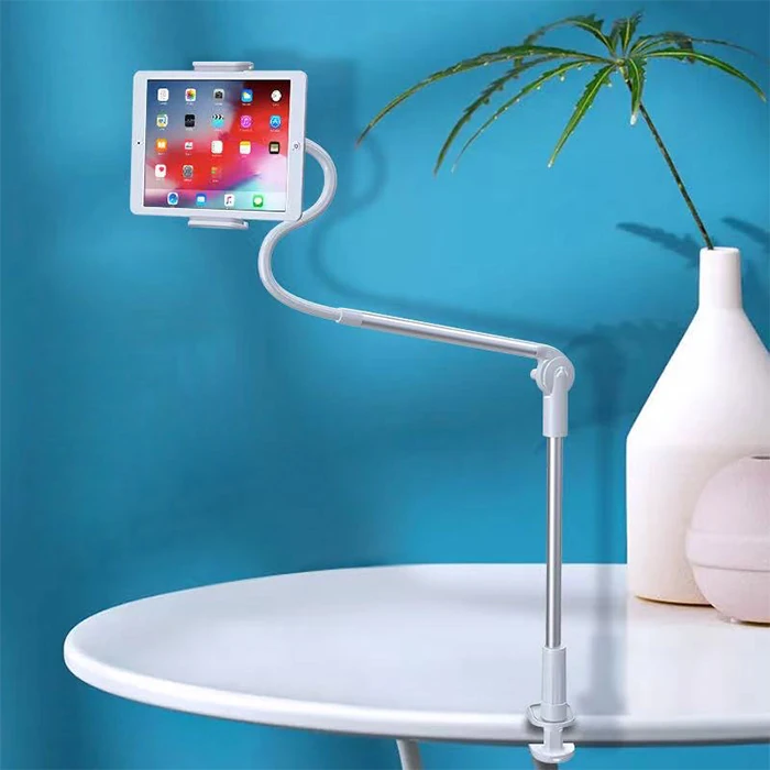 Ally Ayarlanabilir 360 Derece Masa Üstü Tablet Telefon Tutucu-(5775) - Siyah