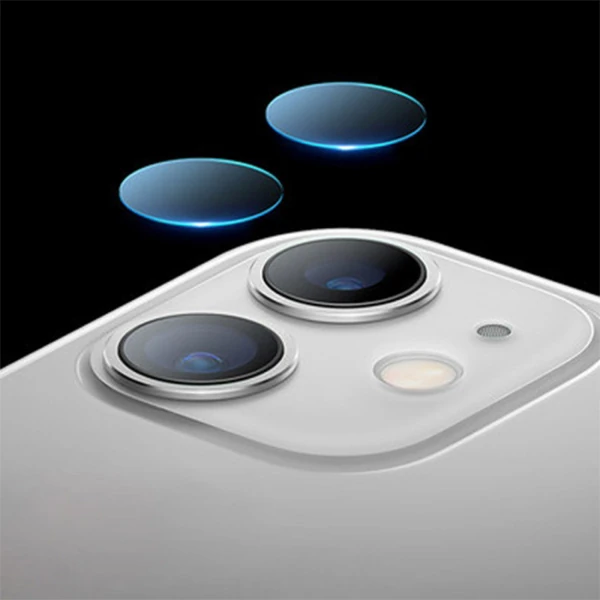 iPhone 11 Yüksek Çözünürlüklü Kamera Lens Koruma Camı-(5775) - Şeffaf 2