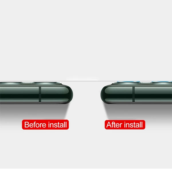 iPhone 11 Yüksek Çözünürlüklü Kamera Lens Koruma Camı-(5775) - Şeffaf 2