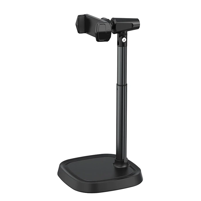 ALLY T8 360° Dönebilen Yükseklik Ayarlı Masa Üstü Telefon Tutucu-(5775) - Siyah