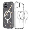 Dux Ducis Clin Mag Series iPhone 15 Plus Magsafe Uyumlu Manyetik Silikon Kılıf-(5775) - Şeffaf 2