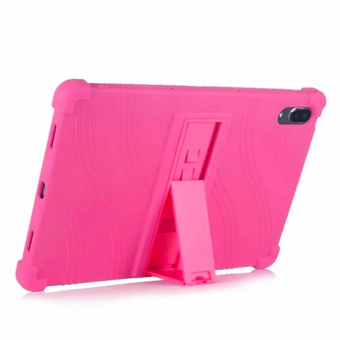 ALLY Lenovo Tab P11 Pro TB-J706 Standlı Silikon Kılıf Tablet Kılıfı-(5775) - Yeşil
