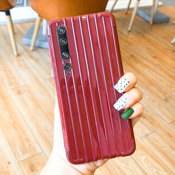 Xiaomi Mi 10 Trunk Lines ince Soft Silikon Kılıf-(5775) - Siyah