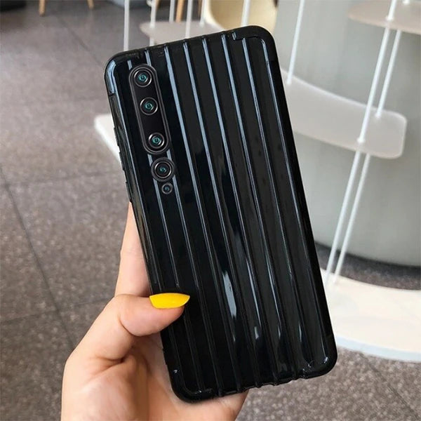 Xiaomi Mi 10 Trunk Lines ince Soft Silikon Kılıf-(5775) - Siyah