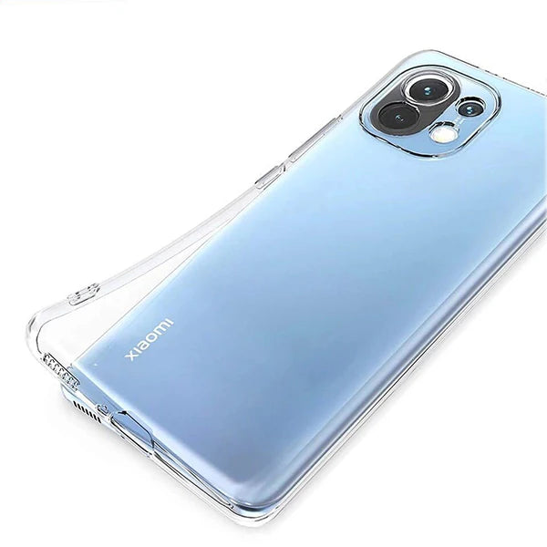 GOR Xiaomi Mi 11 Kılıf Kamera Korumalı Şeffaf Silikon Kılıf-(5775) - Şeffaf 2