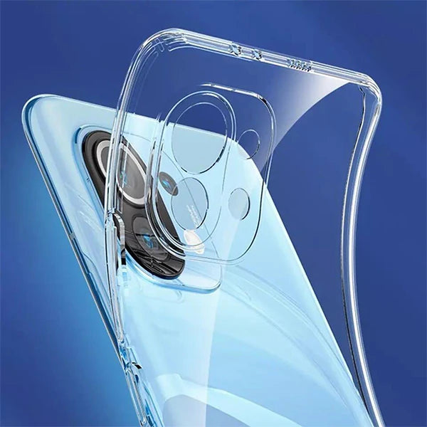 GOR Xiaomi Mi 11 Kılıf Kamera Korumalı Şeffaf Silikon Kılıf-(5775) - Şeffaf 2