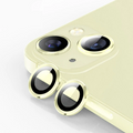 ALLY iPhone 15/15 Plus Tempered Kamera Lens Koruma Camı-(5775) - Pembe