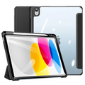 Dux Ducis iPad 10.2 2022 Kılıf Toby Series Kalem Yerli Manyetik Kapaklı Kılıf-(5775) - Siyah