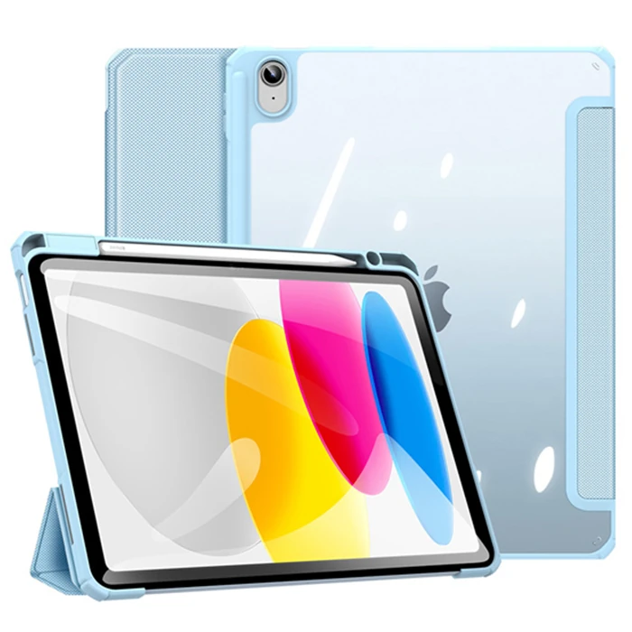 Dux Ducis iPad 10.2 2022 Kılıf Toby Series Kalem Yerli Manyetik Kapaklı Kılıf-(5775) - Siyah