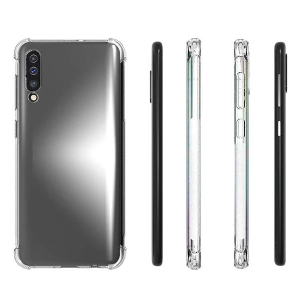 Ally Sm Galaxy A50/A50S/A30S Anti-Drop Darbe Emici Silikon Kılıf-(5775) - Şeffaf 2