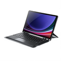DUX DUCIS Samsung Galaxy Tab S9 + Ayrılabilir Bluetooth Klavye Touchpad PU Deri Kılıf-(5775) - Siyah