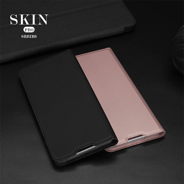 DUX DUCİS SM Galaxy M51 Kılıf Kapaklı Flip Cover Kılıf Skin Pro Series Kılıf-(5775) - Siyah