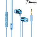 Baseus Encok H13 3.5mm Jack Mikrofonlu Kulak İçi Kulaklık Auriculares Fone De Ouvido-(5775) - Mavi