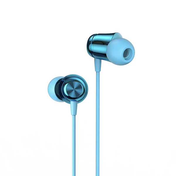 Baseus Encok H13 3.5mm Jack Mikrofonlu Kulak İçi Kulaklık Auriculares Fone De Ouvido-(5775) - Mavi